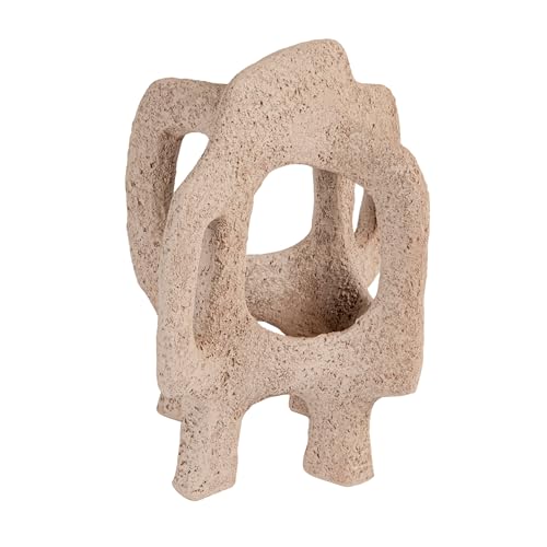 Bloomingville Resin Abstract Décor, Volcano Finish, Brown