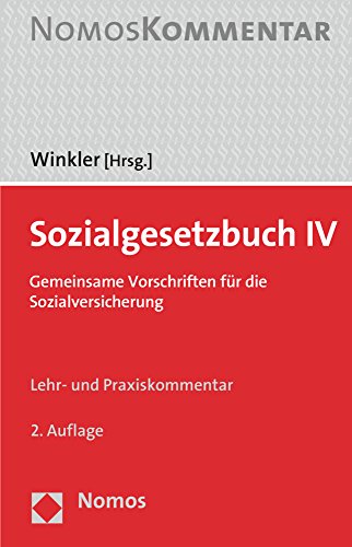 Sozialgesetzbuch IV: Gemeinsame Vorschriften für die Sozialversicherung