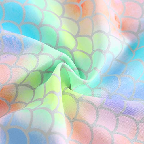 Image of Girls One Piece Swimsuits Mermaid Bathing Suits Summer Swimsuit 2-14 Years