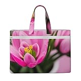 ADAhgu Spring Is In The Air プリント 大容量 キャンバストート ファイルバッグ 事務用品 軽量 折りたたみ式 日常使用