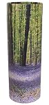 UrnsWithLove Scattering Ashes Urn, Eco-friendly Biodegradable Cremation Urn Scatter Tube (Bluebell Forest Large)