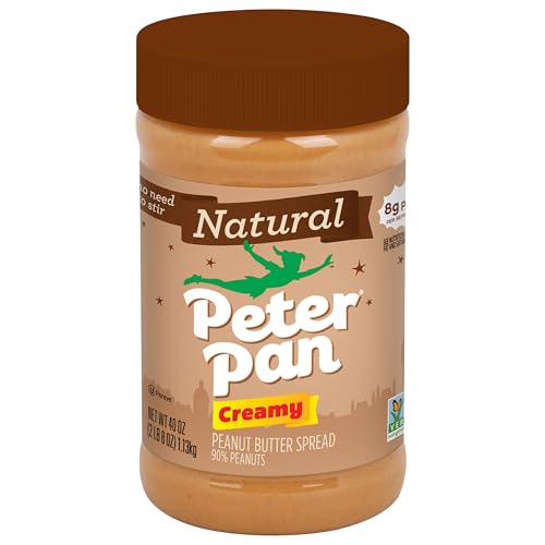 Peter Pan Natural Creamy Peanut Butter Spread, 40 OZ