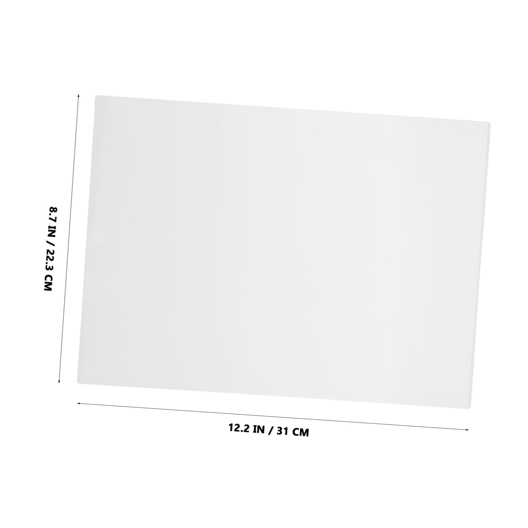 Holibanna 30.7x22cm Thermal Lamination Sheets 100pcs Small Laminating Sheets Flat Protective Film for Appliances