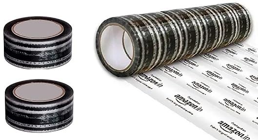 Amazon Printed Tape - Transparent Tape - Black Print - 65 Meters in Length - 48mm / 2" Width - 2 Rolls Per Pack - BOPP Amazon Packing Tape for Packing Boxes for order (B0CJ7CJ518) Amazon Price History, Amazon Price Tracker