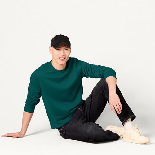Image of Amazon Essentials Men's Crewneck Fleece Sweatshirt with Ribbing (Available in Big & Tall)
