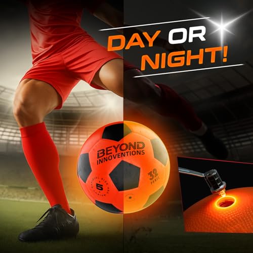 Beyond Innoventions Light Up Soccer Ball Set