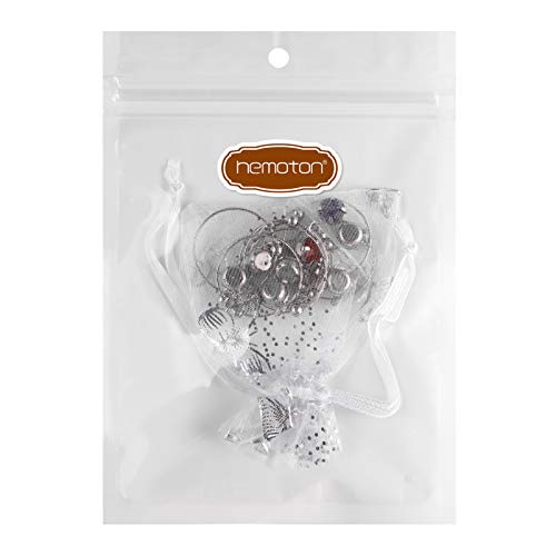 Amuletos de vidro de vinho Hemoton, 8 peças de diamantes, marcadores de vidro coloridos de vinho, id