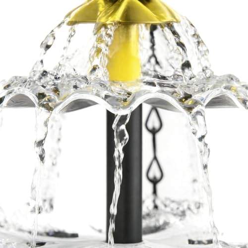 Fuente solar para baño de aves agua limpia sin mosquitos 8