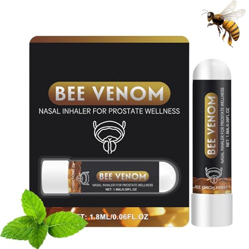 Oveallgos BeeBoom - Inhalador nasal en barra, inhalador nasal natural para el bienestar de la próstata, para la salud de la próstata, inhalador de nariz en aerosol para hombres, inhalador nasal