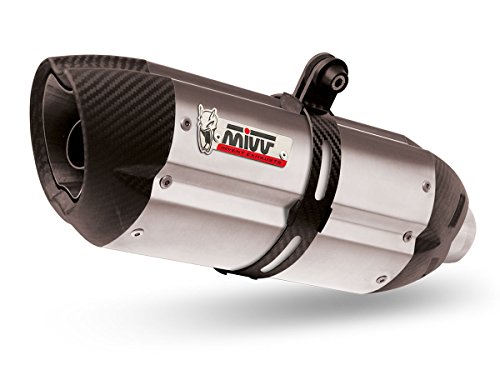  Mivv Y.028.L7 YAMAHA TMAX 500 2010 IMPIANTO COMPLETO TERMINALE 2X1 SUONO INOX COPPA CARBONIO