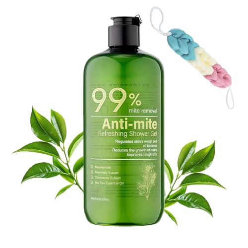 Tea Tree Anti-Fungal Body Wash 450ML | Back Acne Removal Oil Control Freshness Mite Prevention and Cleanliness