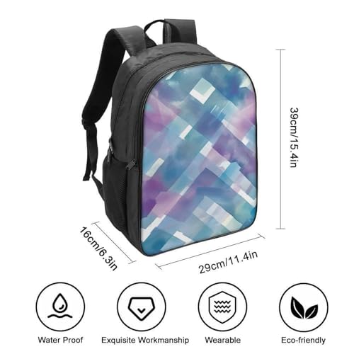 Mochila infantil 3D impermeable Geometry para niños de preescolar y jardín 40x28x16cm 2