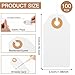 Imagen de Nogeqi 100 etiquetas de precio blancas con cuerda adjunta