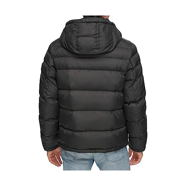 Tommy Hilfiger Men's Down Alternative Hooded Puffer Jacket (Standard and Big & Tall)