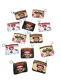 Frida Kahlo 12 Pack Zippered Coin Purse Keychain Party Favor Set Beautiful Images