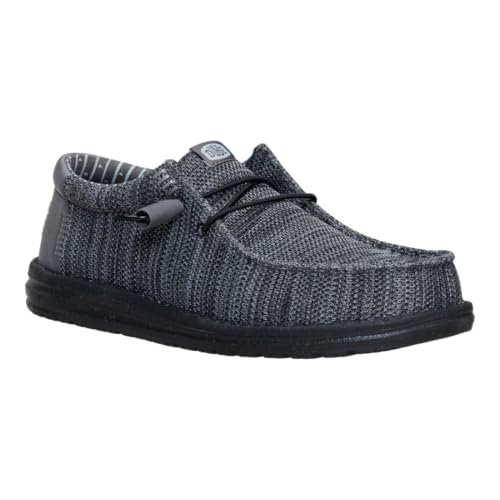 HEYDUDE Wally Stretch Sox Granite Grey/Black Size 10, Men’s Shoes, Slip-on Loafers, Comfortable & Light-Weight by HEYDUDE - Used condition - Image 8