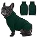 IECOii タートルネックの犬 セーター 犬 服 冬 暖かいペット服 防寒着 秋と冬の犬服 セーター クリスマスと新年のギフト トイプードル服 編み物 中型犬 グリーン M