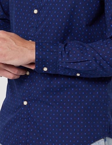 Image of Pepe Jeans Men's Casual Shirt | Trendy Printed Shirt for Men| Regular Fit | Full Sleeve | Available in Plus Size, Cotton