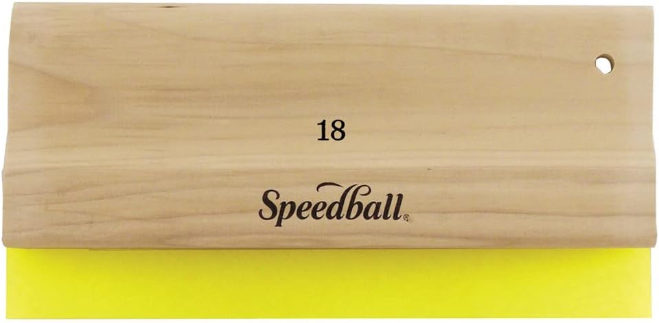 Speedball Urethane Squeegee, 18-Inch for Silk Screen Printing Graphics on Paper, Cardboard, and Wood