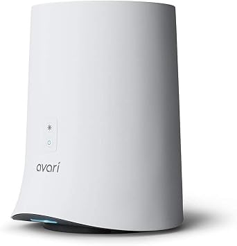 Avari 600 Tabletop Personal Air Purifier صنع في كوريا. فلتر شاحن إلكتروستاتيكي أفضل من فلاتر HEPA حبوب اللقاح ، الدخان ، العفن ، الغبار ، الحيوانات الأليفة - أبيض