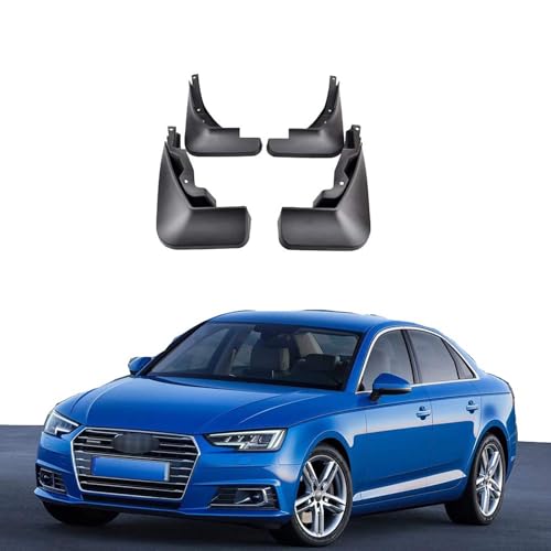 OZTERN Garde-Boue 4 pièces compatibles pour Audi A4 B9 2016 2017, kit de carrosserie de Protection Contre Les éclaboussures