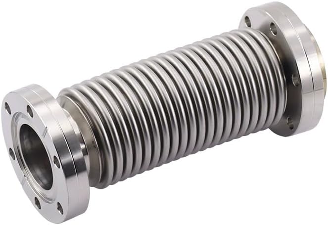 CF16 High Vacuum Flange Flexible Hose 500mm Stainless Steel Vacuum