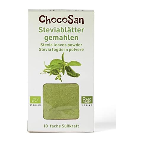 ChocoSan Bio Stevia Blätter gemahlen Cover