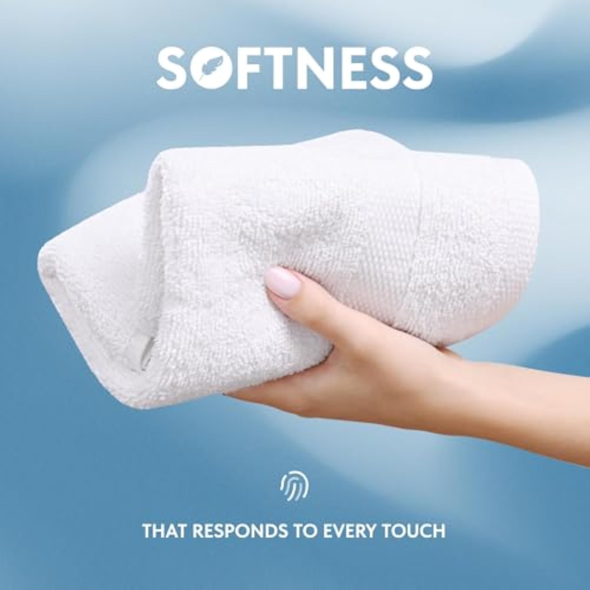 Luxury Egyptian Cotton Washcloths, Set of 12