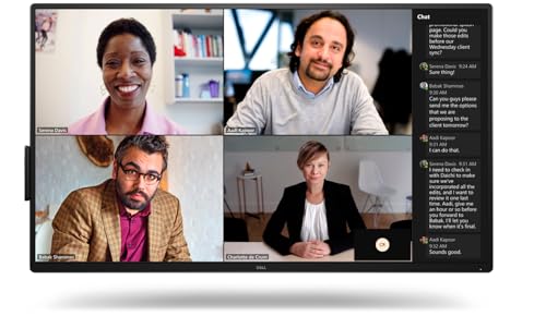 Dell P5525QC 55 54.64 visualisable écran LCD rétro éclairé par LED conférence 4K UHD 3840 x 2160 - vue 7