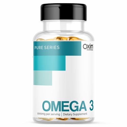 Image of Oxin Nutrition Omega 3 Triple Strength Fish Oil Omega 3 Capsule 1000mg Supplement For Men & For Women Natural 550mg EPA & 350mg DHA 100 caps