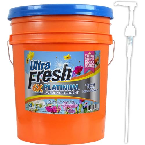 Image of Ultra Fresh 6X Platinum Laundry Detergent with Spring Fresh Fabric Softener