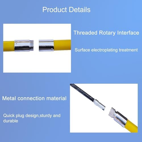 High Voltage Insulated Rescue Hook - Fire Electrician Safety Tool, Anti-Electrocution Fiberglass Hook for Emergency Response & Pool Rescue, Durable and Reliable Emergency Care Equipment