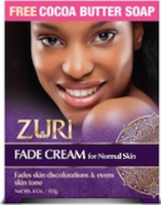 Zuri Fade Cream For Normal Skin 4 ounce with Cocoa Butter Soap