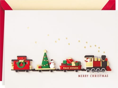 Hallmark Signature Christmas Card (Christmas Train) - Image 2