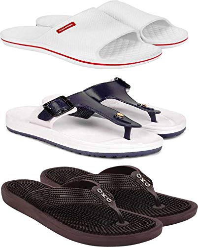 Dzvr Men Dz-003 Flip-Flop (Set Of 3 Pairs)