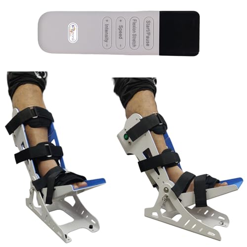 Image of Ankle Mobility Trainer Device with Remote for Improve Mobility | Pain Relief | Remote Controlled | Portable | Mobility | Physiotherapy | Continous Passive Motion Equipment