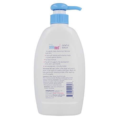 Sebamed Baby Gentle Wash Extra Soft Ultra Mild Hydrating No Tear Formula Cleanser For Delicate Baby Skin 13.5 Fluid Ounces (400Ml) #TOP1