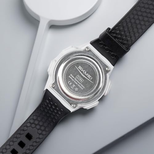 Image of SKMEI Digital Kids Watch for Boys & Girls - Waterproof Sports Wristwatch with LED Backlight, Alarm, Stopwatch & Dual Time Zone - Durable Kids Outdoor Watch - 2286