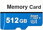 Carte mémoire 512GB Haute capacité TF Carte de mémoire étanche Stockage de données carte pour appareil photo/drone/monitoring/ordinateur/appareil photo action/smartphone