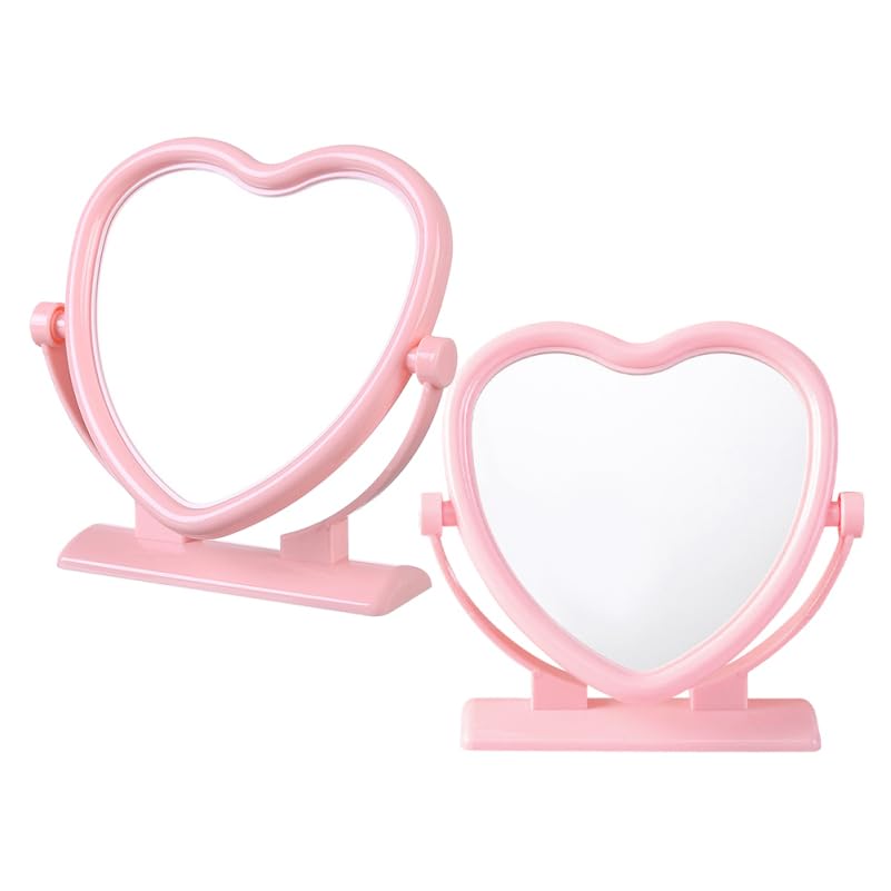 Espejo de Maquillaje Doble Corazón 5.9 x 5.3 in Amosfun miniatura 7