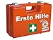 Produktbild LEINAWERKE 82100 Erste Hilfe-Koffer QUICK mit Inhalt: DIN 13157 orange - grün/weiß/schwarz, 1 Stk.