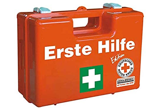 Mallette de premiers secours LEINAWERKE 82100 Quick DIN 13157 pour entreprises orange