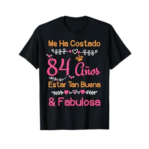 84 Años Regalo de Cumpleaños Fabulosa Mujer 1939 84 Años Camiseta