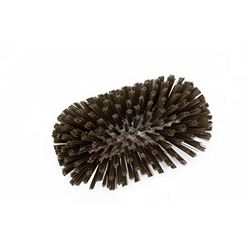 Image of SPARTA Tank and Kettle Scrub Brush Heavy-Duty Tile Brush, Color-Coded and Handle Compatible (Sold Separately) for Optimal Access In Spacious Containers, Plastic, 5.5 X 9.5 Inches, Brown