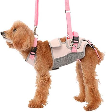 Seal限定商品 犬 歩行補助 介護ハーネス 胴輪 Lalawalk ララウォーク 小型犬 ダックス用 サポーターパッド付き マルチストライプ キャメル S M L 犬 いぬ イヌ 老犬 介護用品 散歩 小型 ドッグハーネス 介護用 補助器具 ハーネス リード 歩行補助 パグ 小型犬 犬用