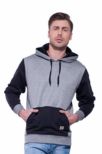 Image of Alan Jones Clothing Men's Cotton Hooded Neck Sweatshirt