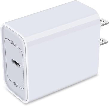 USB C Wall Charger Fast Charging Adapter for iPhone 17e/17 Pro Max/17 Air | 20W PD 3.0 Quick Charger Block Box Plug for iPhone 17/16e/16 Pro Max/15Pro/15 Plus/14/13/12/SE,Samsung S26 S25 S24 S23