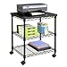 Safco Products Deskside Wire Machine Stand 5207BL, Holds up to 200 lbs.