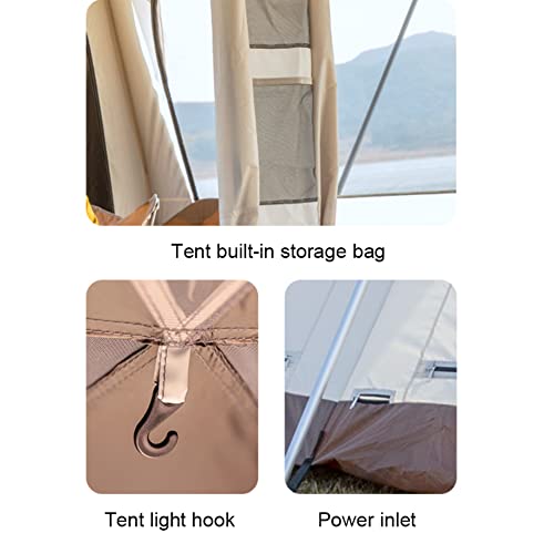 Carpa de camping ventilada y impermeable 540x315x200 cm miniatura 4