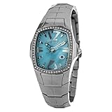 Blu Chronotech CT7955LS/01M - Orologio, Cinturino in Acciaio Inossidabile Colore Metallizzato, Bracciale